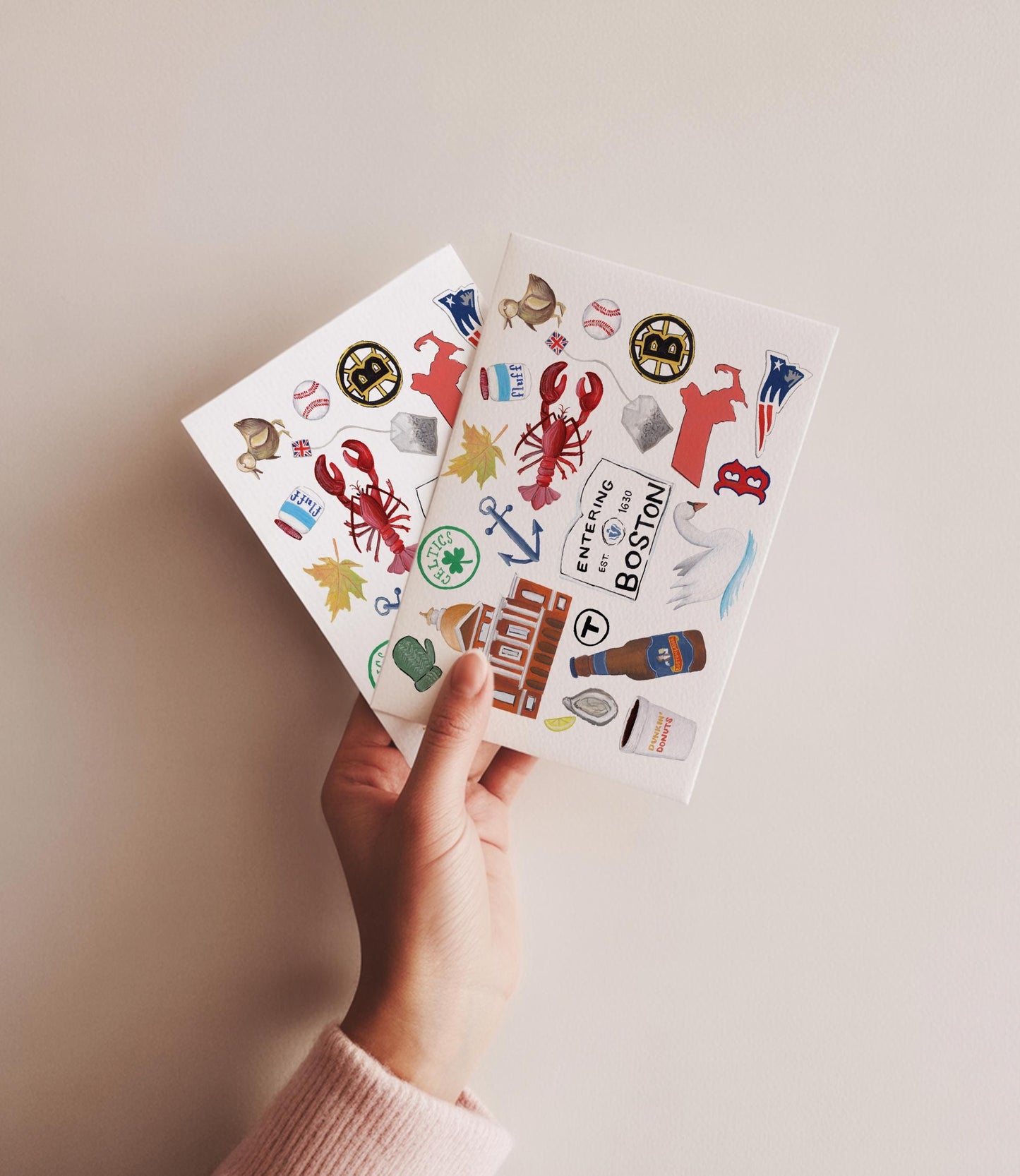 Boston Favorites Notecards