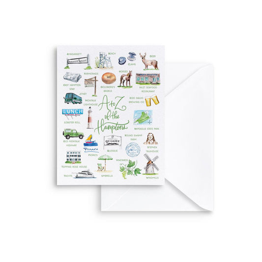 Hamptons Alphabet Notecards