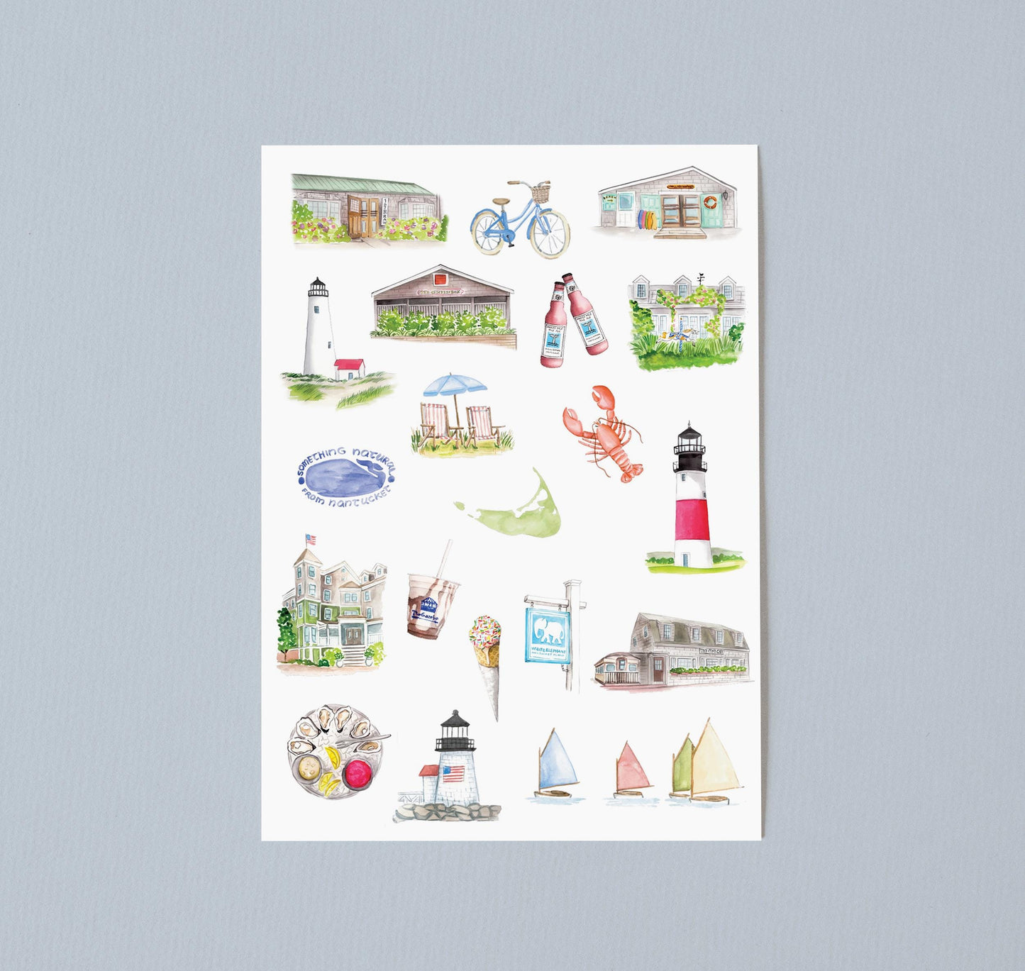 Nantucket Favorites Notecards