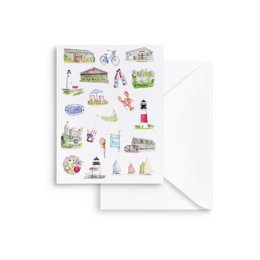 Nantucket Favorites Notecards