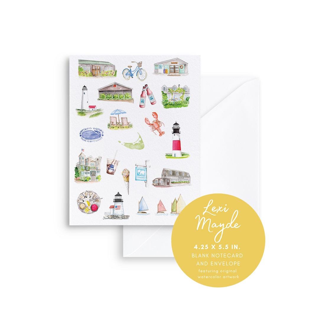 Nantucket Favorites Notecards
