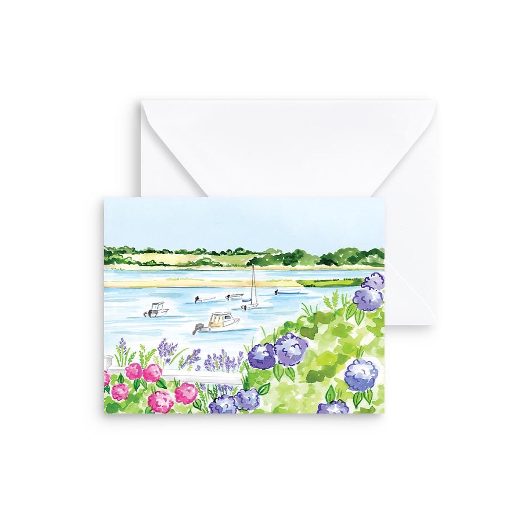 Cape Cod Hydrangea Notecards